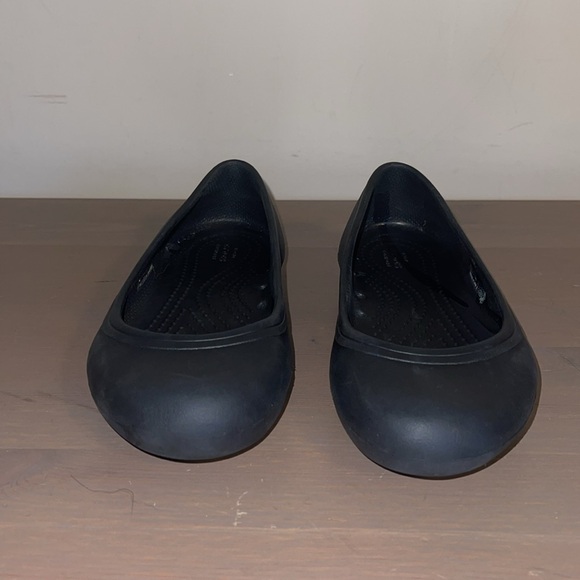 Crocs Black Foam Ballet Flats - Girl’s Size 4 - Picture 3 of 7